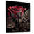 Toile avec cadre flottant noir