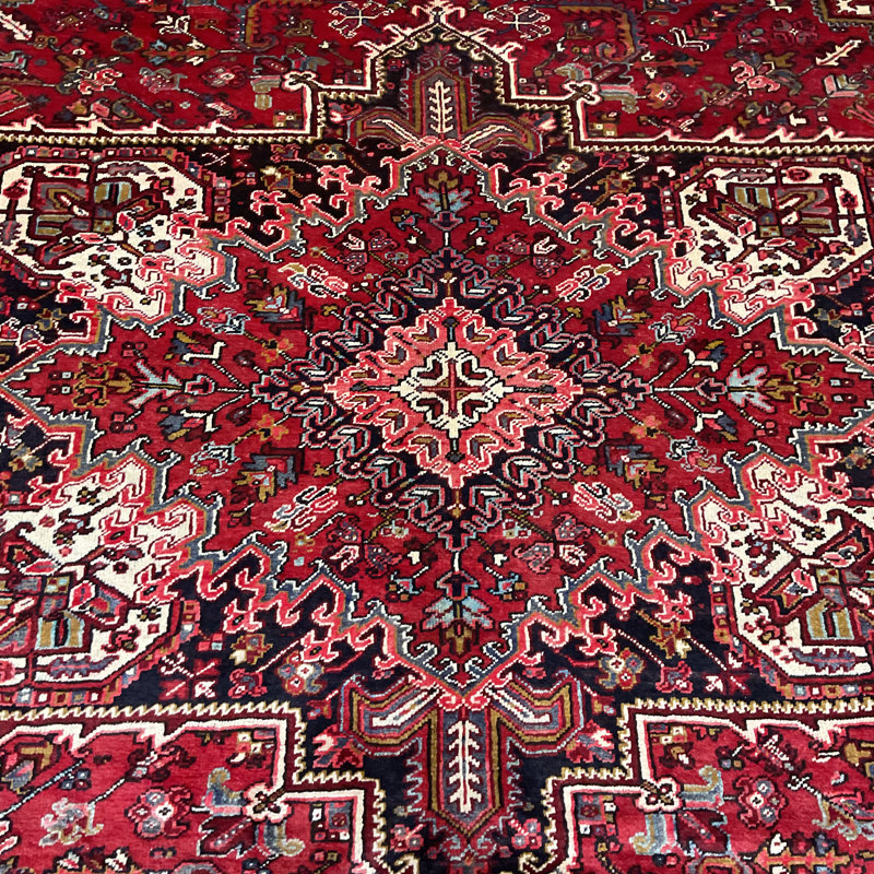 HERAT ORIENTAL Handmade Heriz Wool Rug