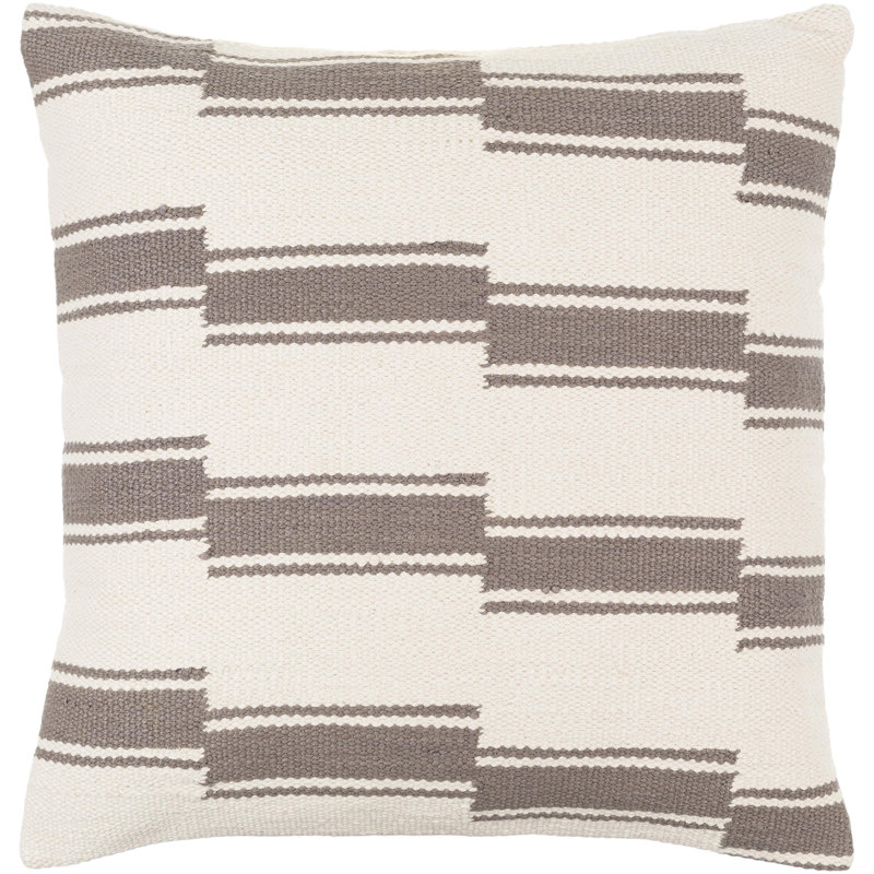 Brandsville Abstract Cotton Throw Pillow, Pillow Cover Only - No Insert, 22" x 22"