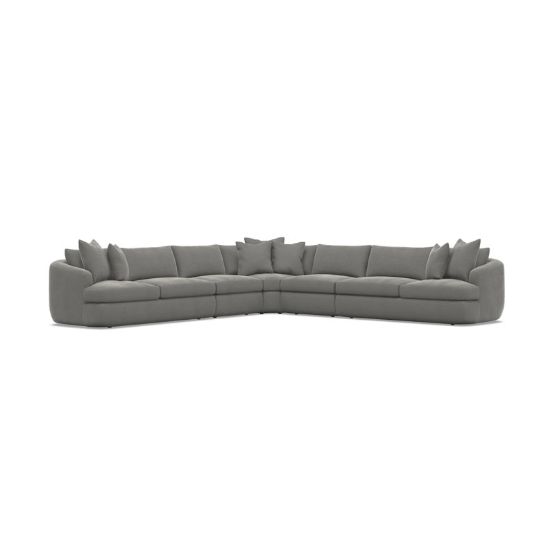 Jules Fabric 5 Pc Sectional, 1592-011