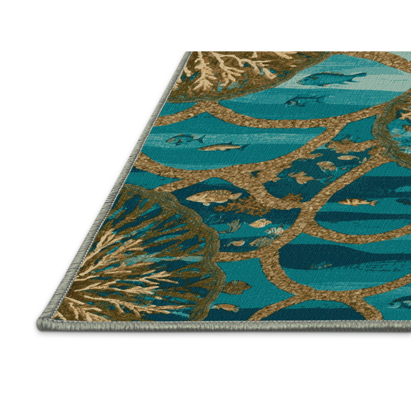 Tapis vert lavable à la machine, Rectangulaire 2 pi x 3 pi