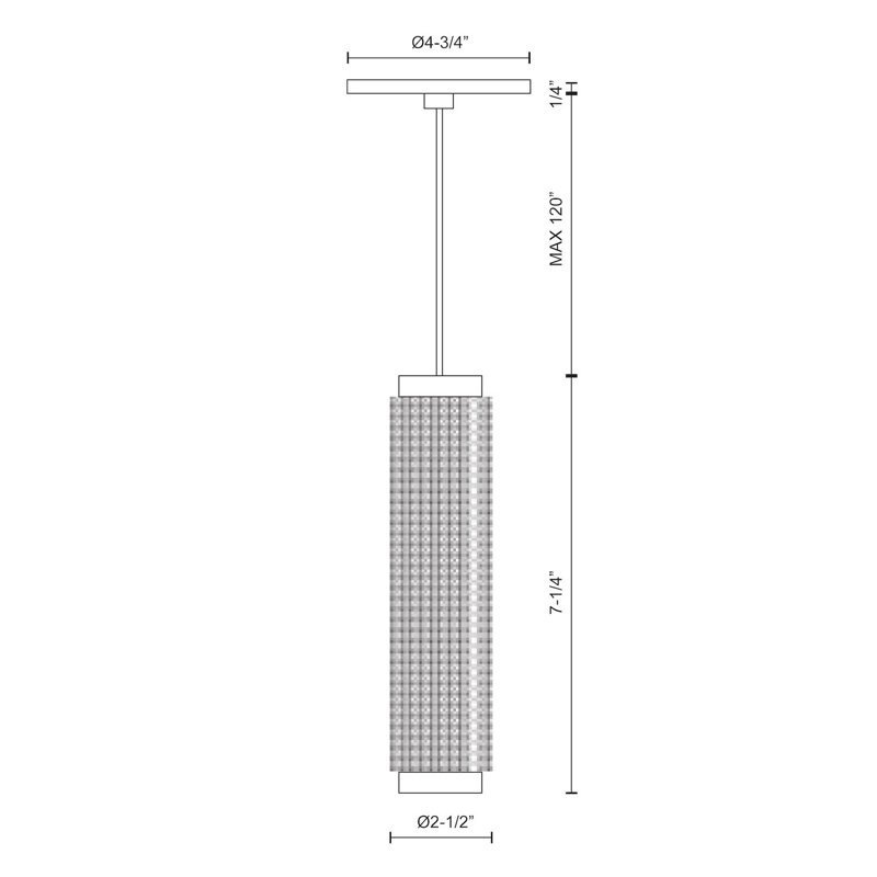Micro 1 - Light Pendant, Black