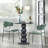 Spheres Round Solid Wood Base Dining Table