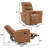 Liora Modern PU Leather Recliner Chair with 8-Point Massage, Rocking & Swivel Base, Adjustable Backrest-1724659919