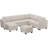143" W Reversible Modular Sectional with Storage Ottoman-2118647498