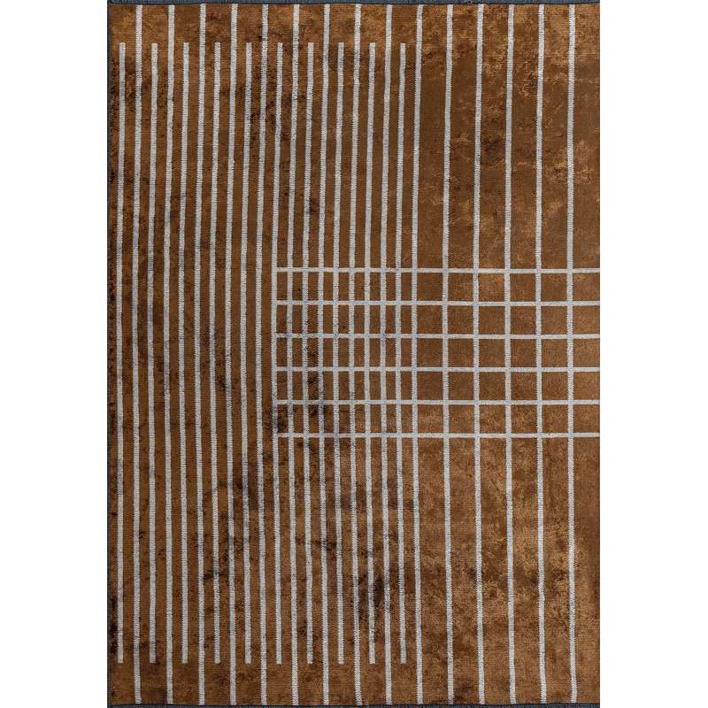 Lignes modernes à rayures, Rectangle 9 pi x 12 pi