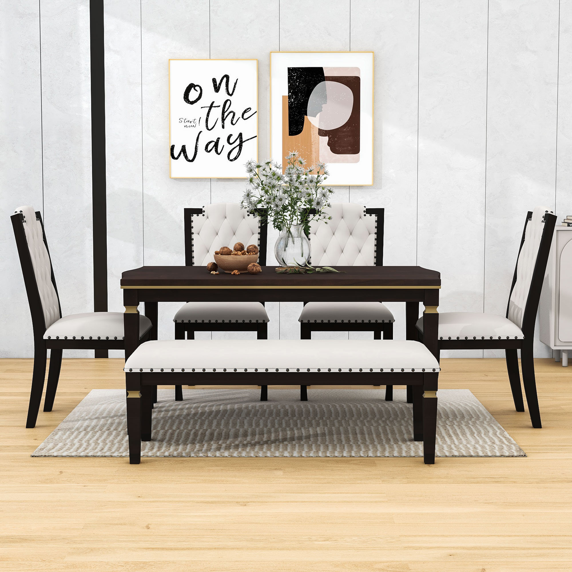 Lark Manor Aurla 6 - Piece Dining Set | Wayfair