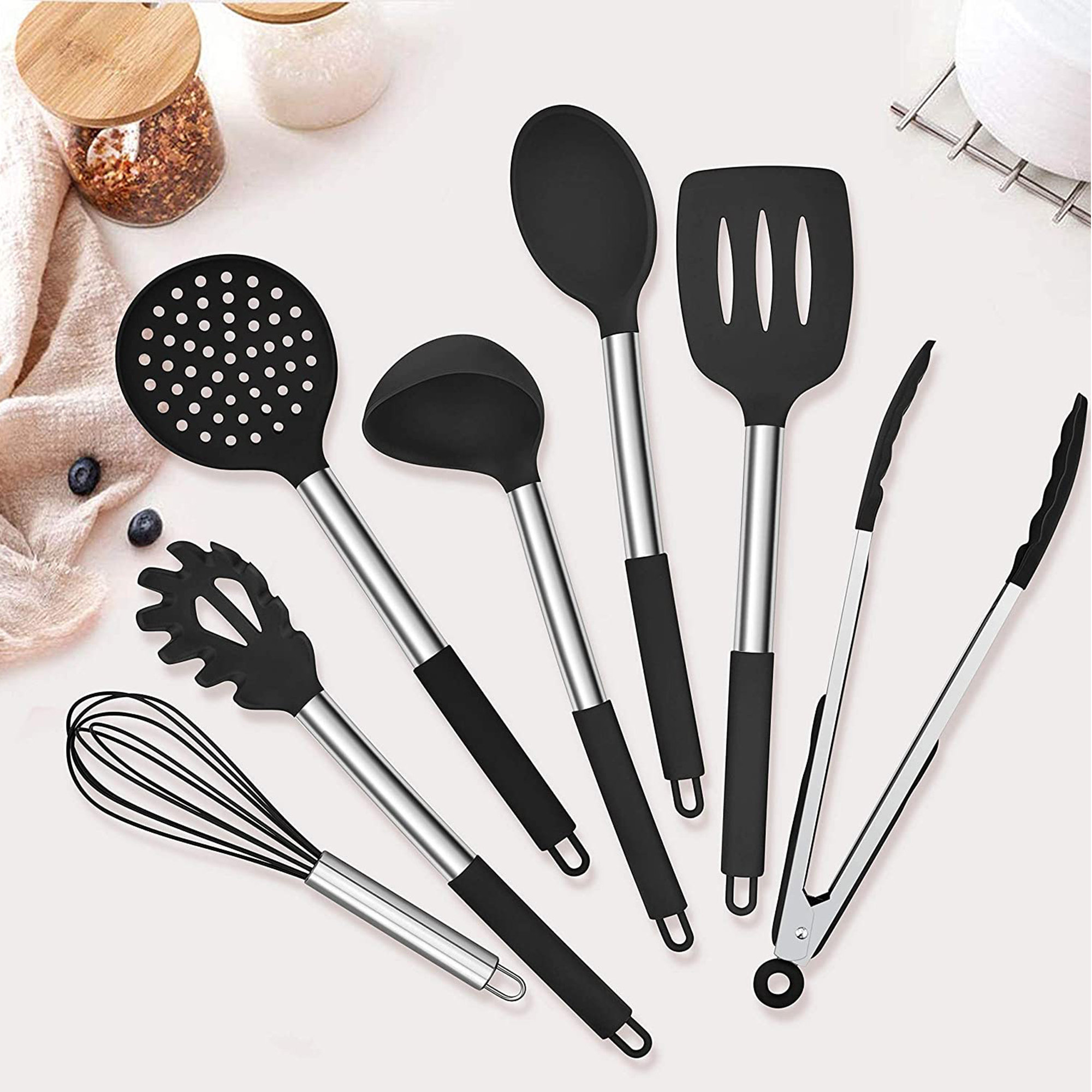 Dgpct 25 Piece Cooking Utensil Set With Utensil Crock Wayfair 7393