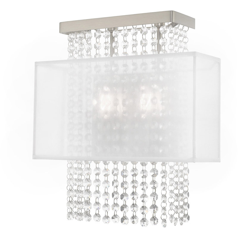 Haney Steel Flush Mounted Sconce
