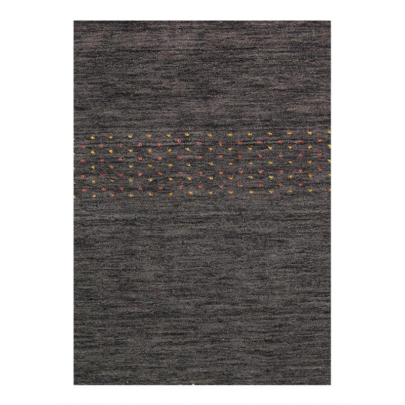 Geometric Area Rug in Gray