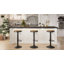 Tabouret de bar pivotant en bois massif l 15,2 po Jaina -1447778123-1434454001
