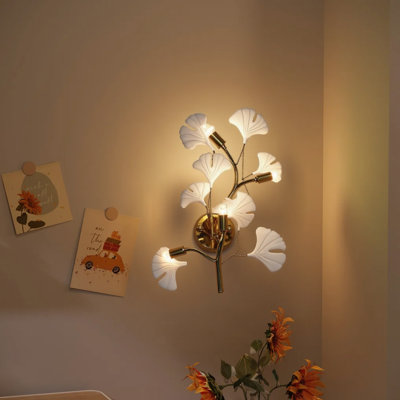 15.6-inch Ginkgo Leaf Wall Lamp