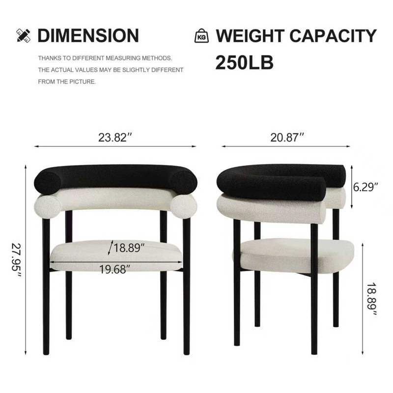 6 - Person Dining Table Set With 51'' Faux Marble Round Table Top With Lazy Susan And Dining Chairs, Lauren Black Gold