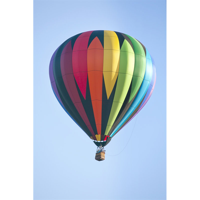 Hot Air Balloon in Sky 1 Piece Wrapped Canvas Wall Art, 46cm H x 30cm W