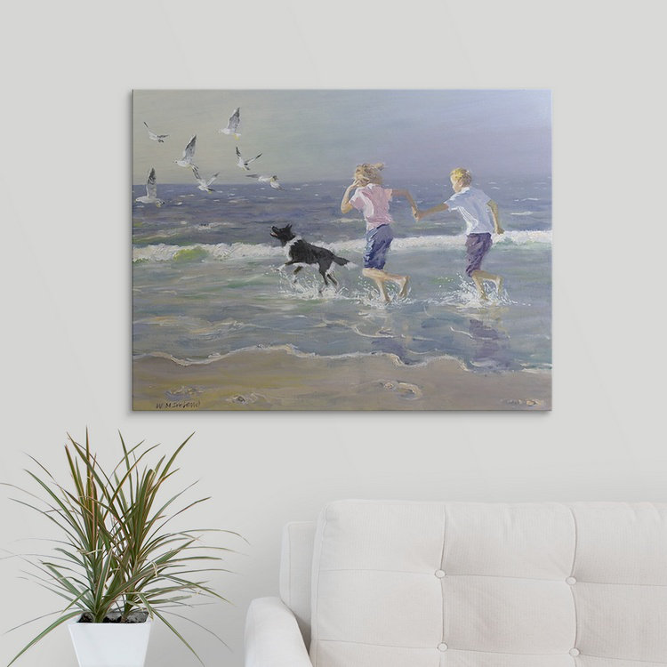 " The Chase " by William Ireland, 12" H x 16" W x 1.5" D, Canvas