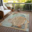 Tapis sarcelle intérieur / extérieur lavable à la machine Claudian ACN1635-104240249