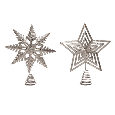  Ensemble de 2 décorations pour Noël en métal