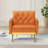 Zianny Velvet Accent Chair with Ottoman-673816102