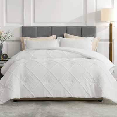 Ensemble d'édredon en jacquard Luxeweave pour toutes les saisons
