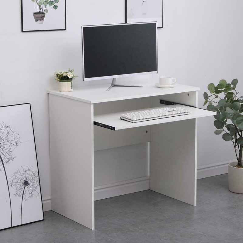 Lenona Computer Desk, White