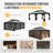 14X20ft Hardtop Gazebo, Permanent Metal Gazebo With Galvanized Steel Double Roof And Aluminum Frame, Curtain And Netting, Large Pavilion Gazebo For Patio Deck Garden-109566830