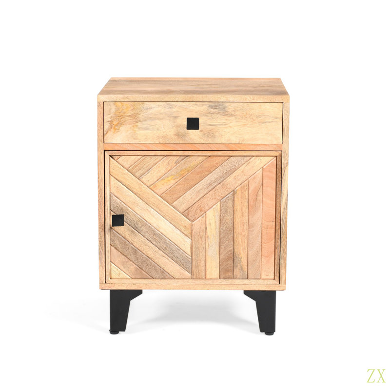 Table de chevet en bois massif