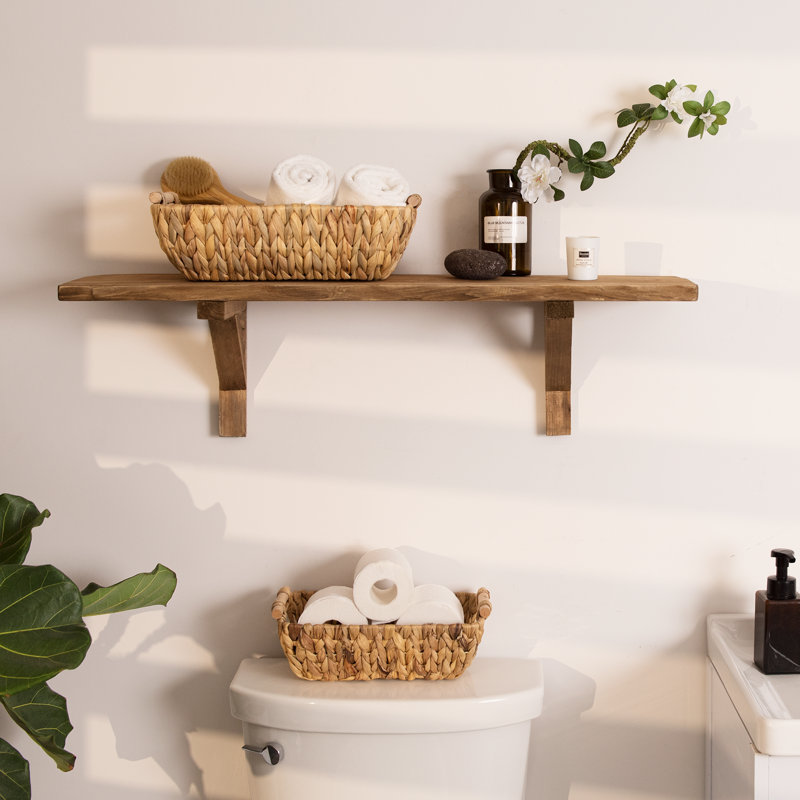 Handwoven Wicker Basket Set, 4.7" H x 12" W x 7.2" D, Natural