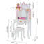 Teamson Kids Dreamland Castle 2 pièces Table de coiffeuse et tabouret avec miroir et accessoires pour poupée-107375229