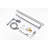 Rift Collection Single Handle Floor Mounted Roman Tub Filler Faucet with Hand Shower - Chrome Polished-92021220