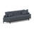 Perspective 106 " Chenille and Velvet Sofa-70373106-70373125