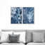 Blue Folliage Set High-Gloss Frameless Acrylic Glass Wall Art Floral & Botanical Print by Oliver Gal, Ready to Hang, 10 x 15-233518236-233518241