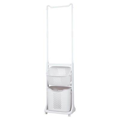 Plastic Laundry Basket with Handles