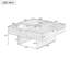 Table basse en bois avec tiroirs-268996562