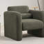 Chaise d'appoint moderne rembourrée en tissu Sherpa-1616613912