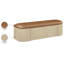 Banc de rangement en cuir Velden-989975575-989975561
