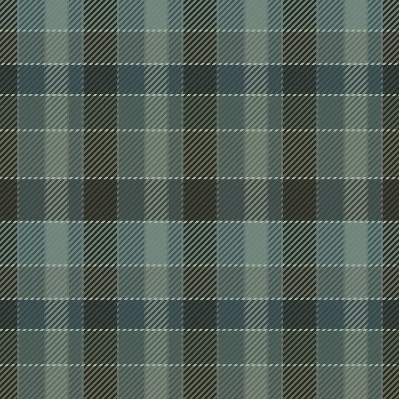 London Check, Blue Green, Peel & Stick
