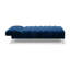 Camille Chaise Longue Daybed in Velvety Fabric-470050076