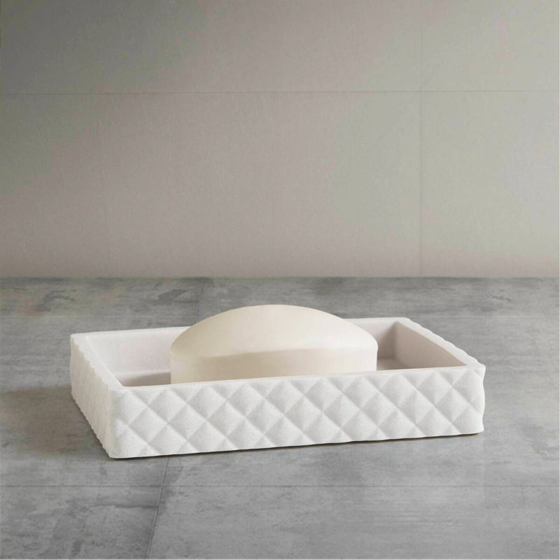 Ensemble d'accessoires de salle de bain, blanc, Blanc