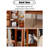 Cerise Solid  Wood Display Cases-121252426