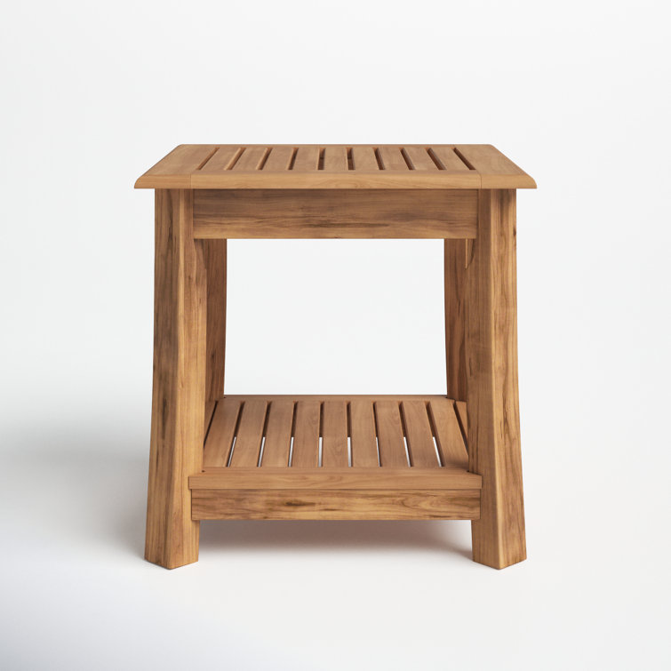 Jo Square Teak Outdoor Side Table