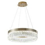 Bagimont Modern LED Crystal Halo Chandelier 