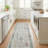 Washable Runner Rug 2x22- Thane Modern Plush Rug for Hallways & Entryways, Stripe Multi, Modern Stripe-598083636-598083637