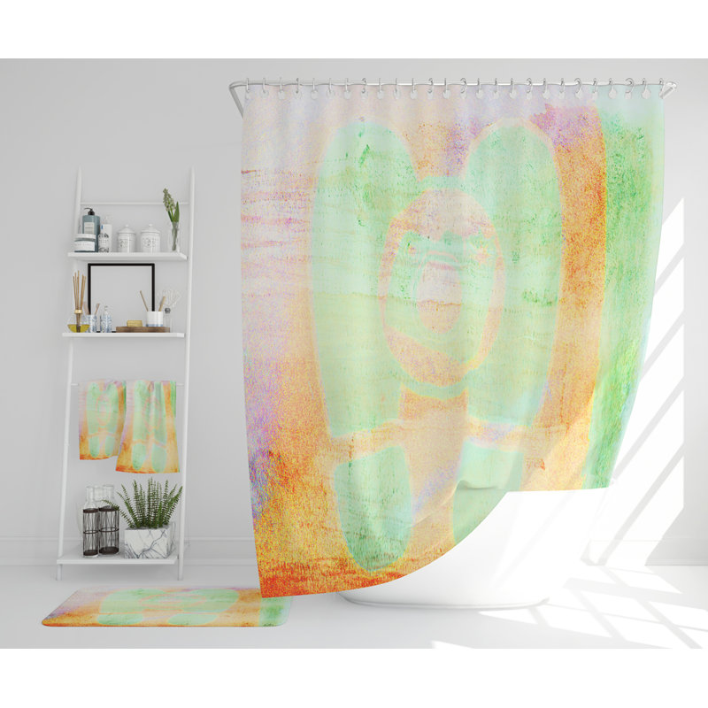 Navjoot Polyester Shower Curtain Set