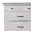 Commode haute Leyne, 5 tiroirs, gris vieilli maison de campagne