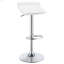 Tabouret de bar ajustable blanc (ensemble de 2)