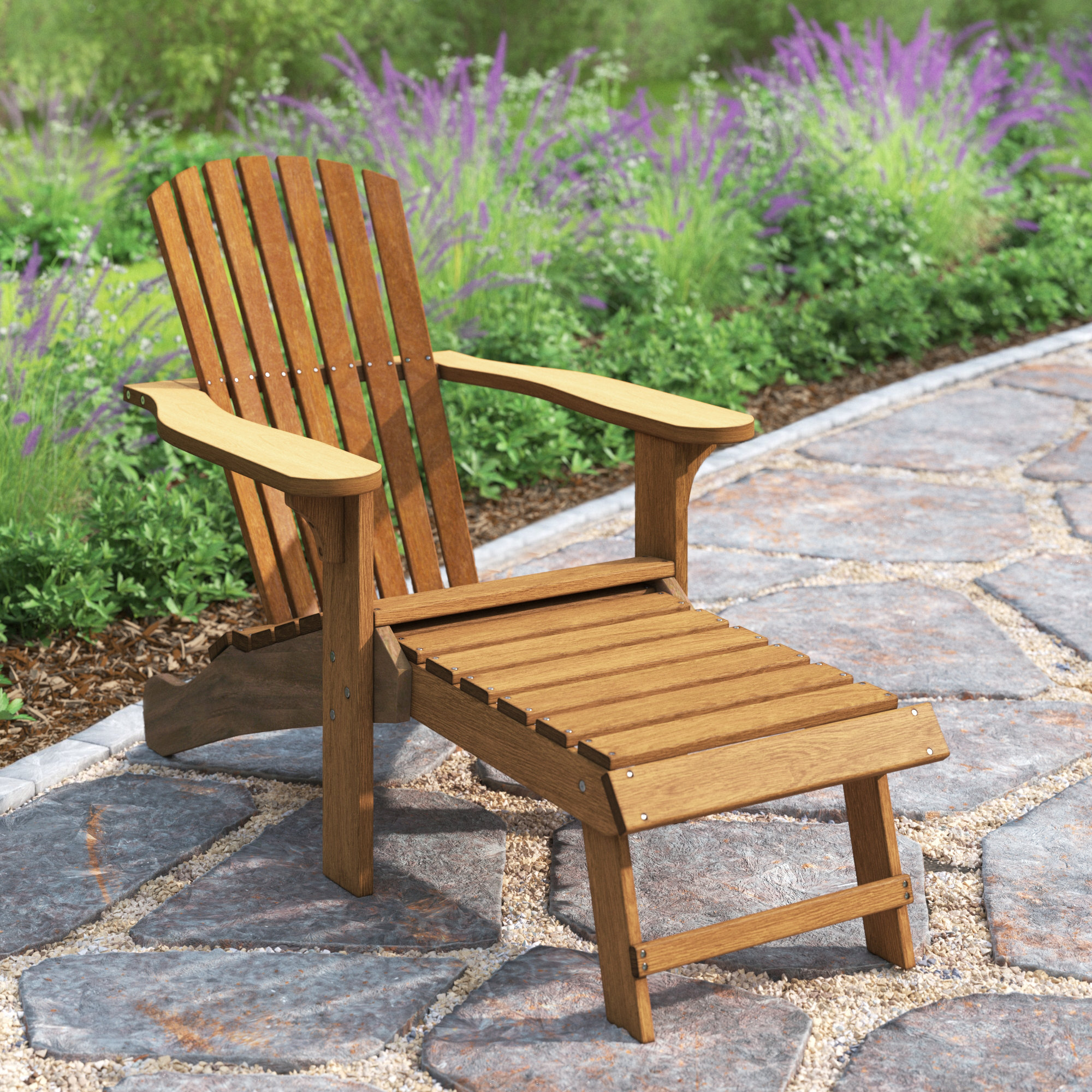 Oceanside Outdoor Poly Lumber Double Glider with Cupholder