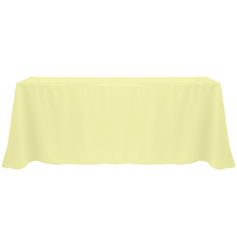 Solee Solid Color Tablecloth, 108" x 156", Maize, 10