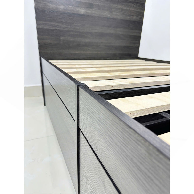 Storage Bed In Dark Gray