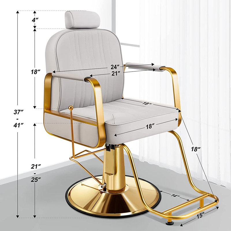 Chaise en similicuir Ifrah, Similicuir gris