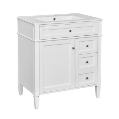 30'' Bathroom Vanity with Top Sink